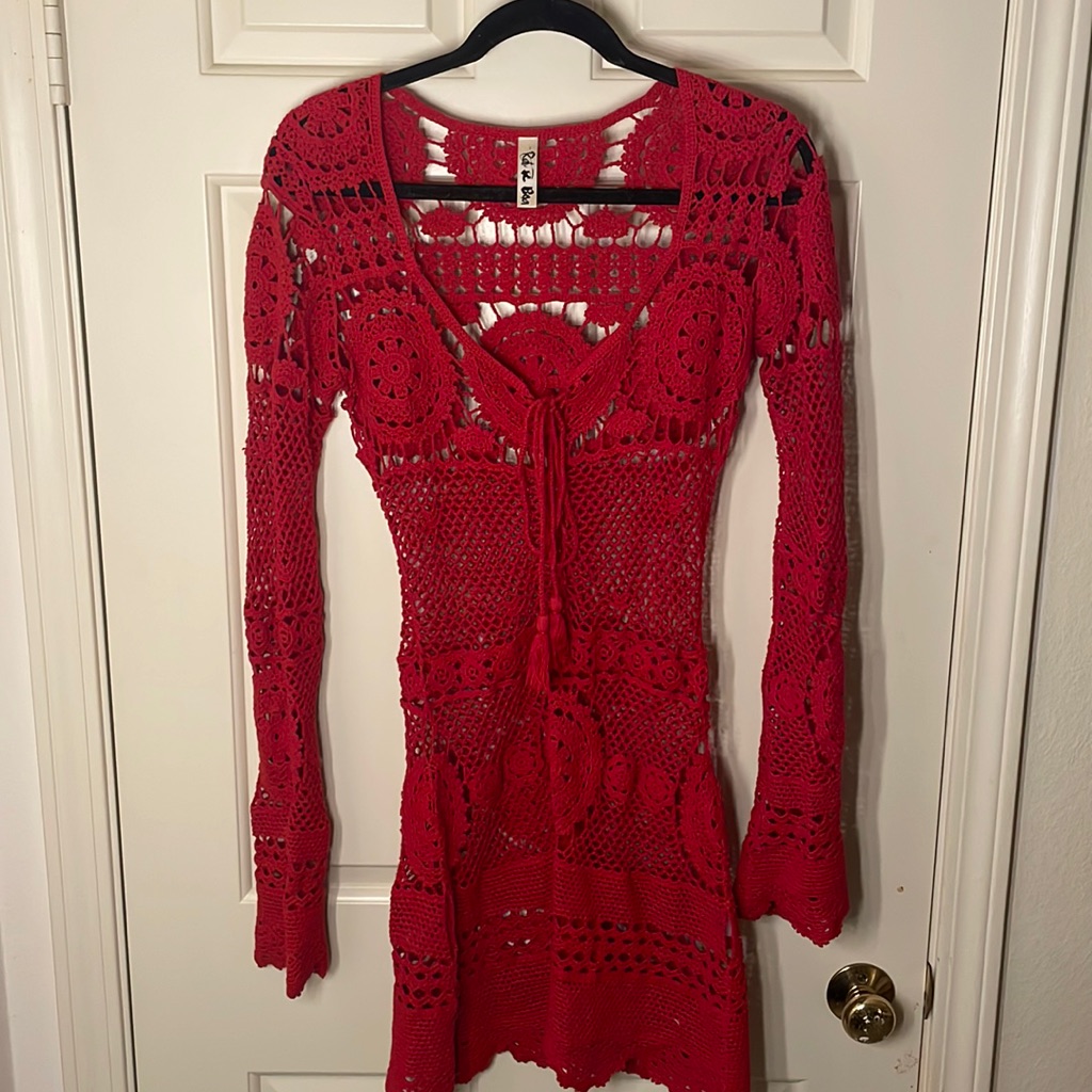 Red Rat & Boa Dress Red Rat & Boa Dress
